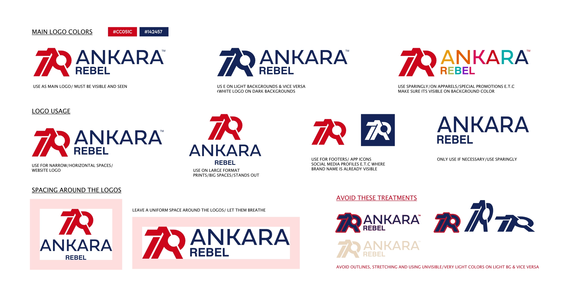Ankara Rebel — website desktop